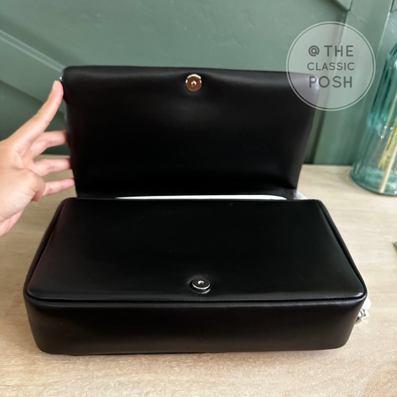 ❌SOLD❌NEW Buberry Lola Medium Black Lambskin Silver HW Bag Shoulder Crossbody - Picture 8 of 11